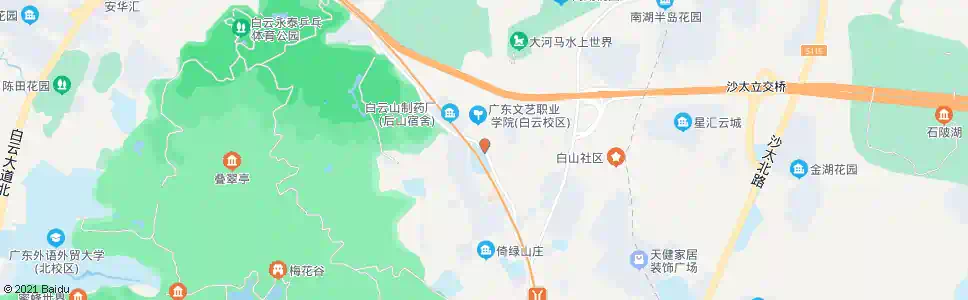 广州省旅游学校_公交站地图_广州公交_妙搜公交查询2025