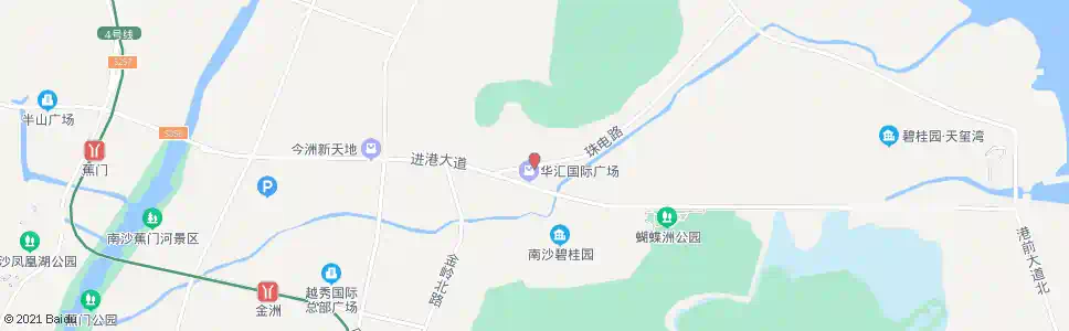 广州华汇广场总站_公交站地图_广州公交_妙搜公交查询2025