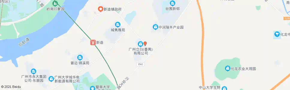 广州新潭路口_公交站地图_广州公交_妙搜公交查询2025