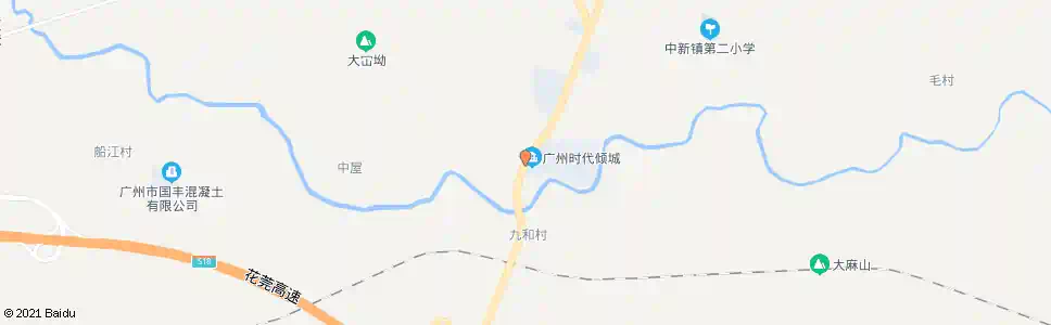 广州九和村_公交站地图_广州公交_妙搜公交查询2025