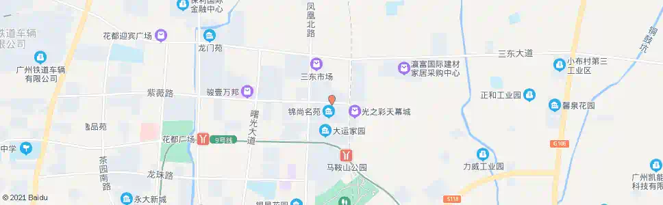 广州紫薇路_公交站地图_广州公交_妙搜公交查询2025