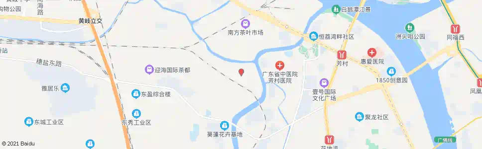 广州葵蓬一队_公交站地图_广州公交_妙搜公交查询2025
