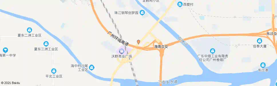 广州花地大道南_公交站地图_广州公交_妙搜公交查询2025
