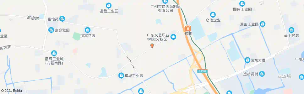 广州官涌村_公交站地图_广州公交_妙搜公交查询2025