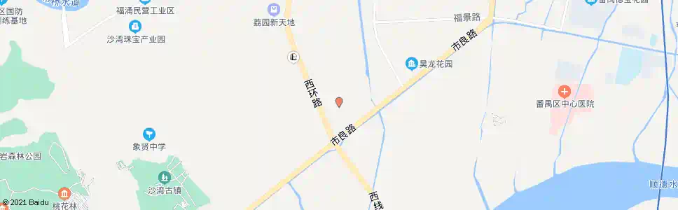 广州祈福水城_公交站地图_广州公交_妙搜公交查询2025