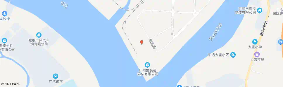 广州黄埔新港_公交站地图_广州公交_妙搜公交查询2025
