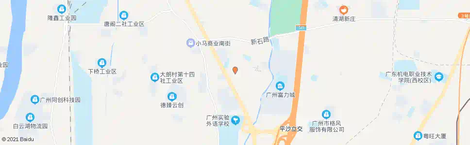广州平沙村口_公交站地图_广州公交_妙搜公交查询2025