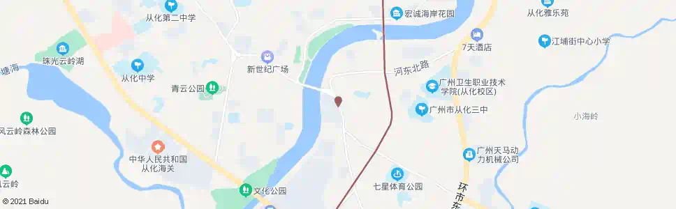 广州河东市场_公交站地图_广州公交_妙搜公交查询2025