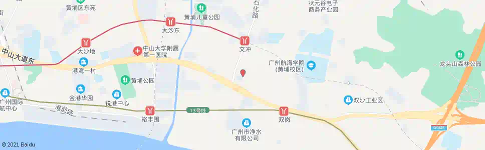广州海安社区_公交站地图_广州公交_妙搜公交查询2025