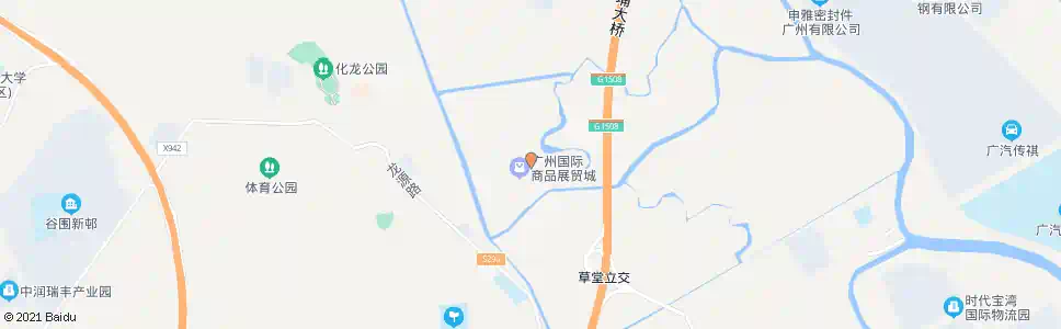 广州广州国际商品展贸城_公交站地图_广州公交_妙搜公交查询2025