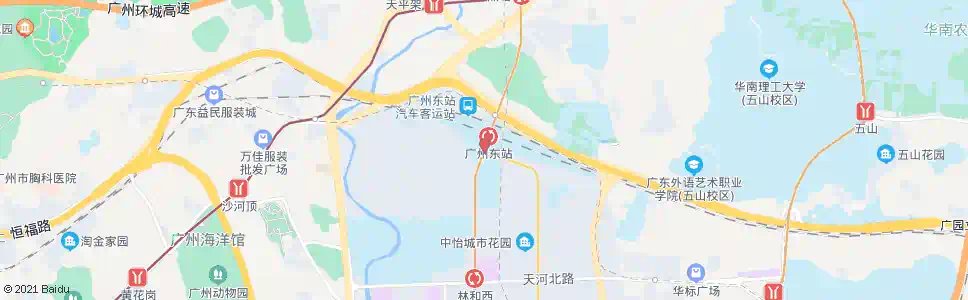 广州裕丰东_公交站地图_广州公交_妙搜公交查询2025