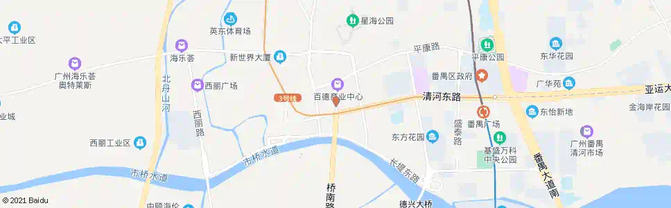 广州工业路_公交站地图_广州公交_妙搜公交查询2025