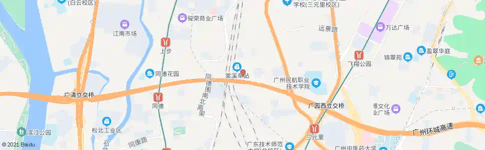 广州明泉街_公交站地图_广州公交_妙搜公交查询2025