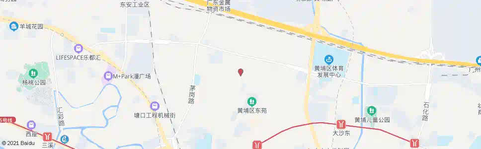 广州茅岗新村_公交站地图_广州公交_妙搜公交查询2025
