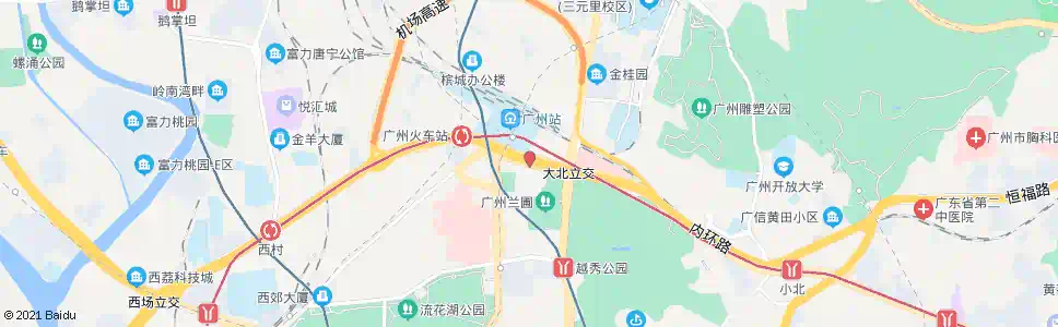 广州草暖公园_公交站地图_广州公交_妙搜公交查询2025