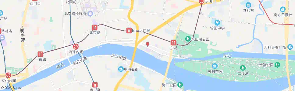 广州大沙头总站_公交站地图_广州公交_妙搜公交查询2025