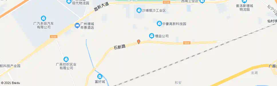 广州塘边村_公交站地图_广州公交_妙搜公交查询2025