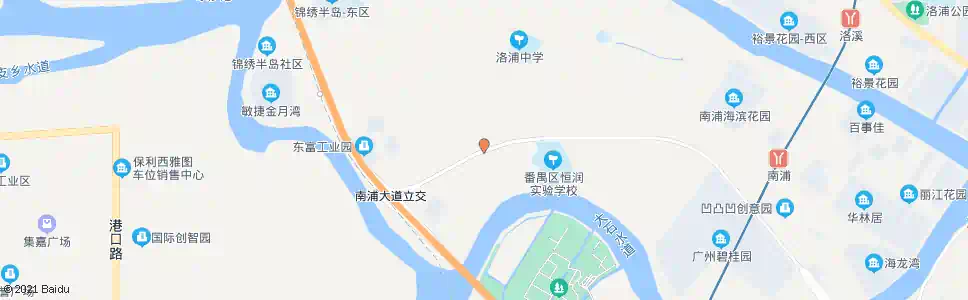 广州西二村口_公交站地图_广州公交_妙搜公交查询2025
