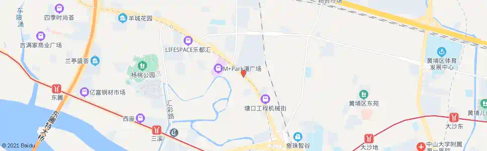 广州莲溪_公交站地图_广州公交_妙搜公交查询2025