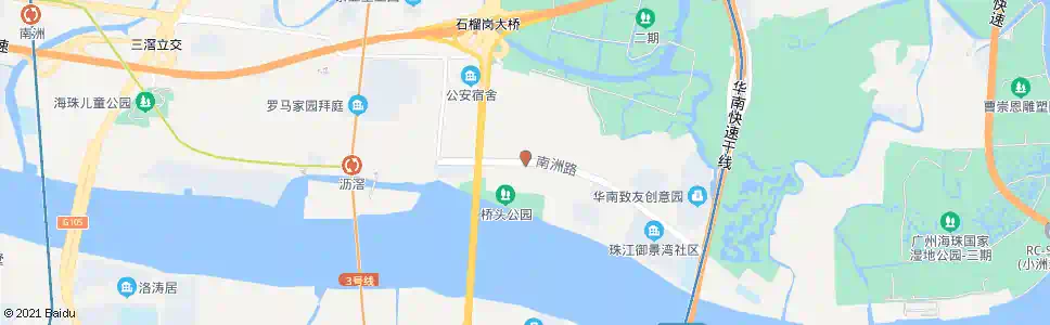 广州大沙村委_公交站地图_广州公交_妙搜公交查询2025