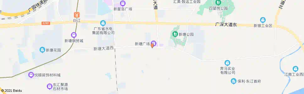 广州新塘广场_公交站地图_广州公交_妙搜公交查询2025