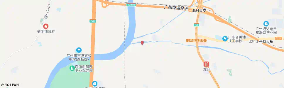 广州百稔庄_公交站地图_广州公交_妙搜公交查询2025