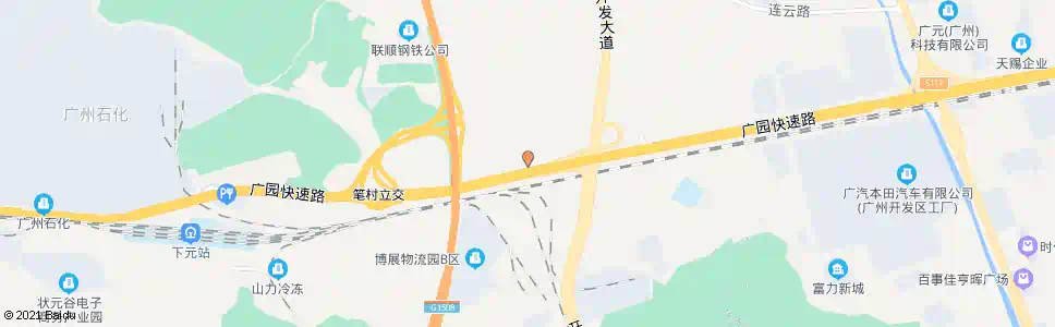 广州共联路口_公交站地图_广州公交_妙搜公交查询2025