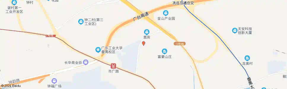 广州东艺路北_公交站地图_广州公交_妙搜公交查询2025