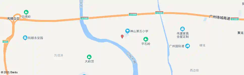 广州九潭村_公交站地图_广州公交_妙搜公交查询2025