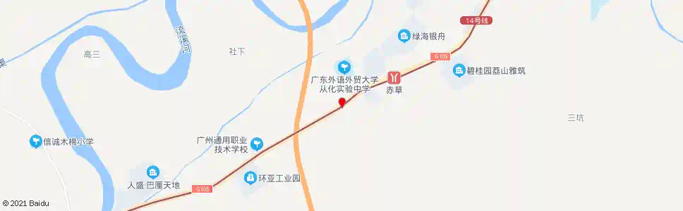 广州邓村路口_公交站地图_广州公交_妙搜公交查询2025