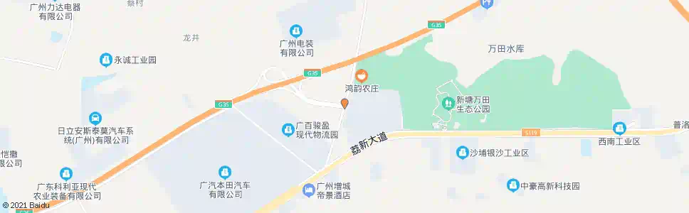 广州创兴工业园_公交站地图_广州公交_妙搜公交查询2025