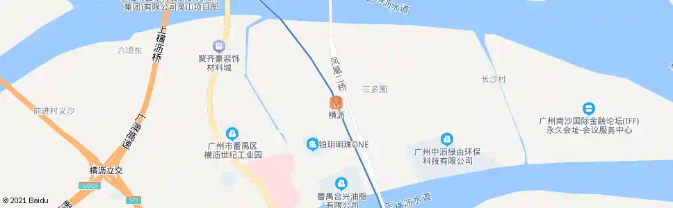 广州横沥_公交站地图_广州公交_妙搜公交查询2025