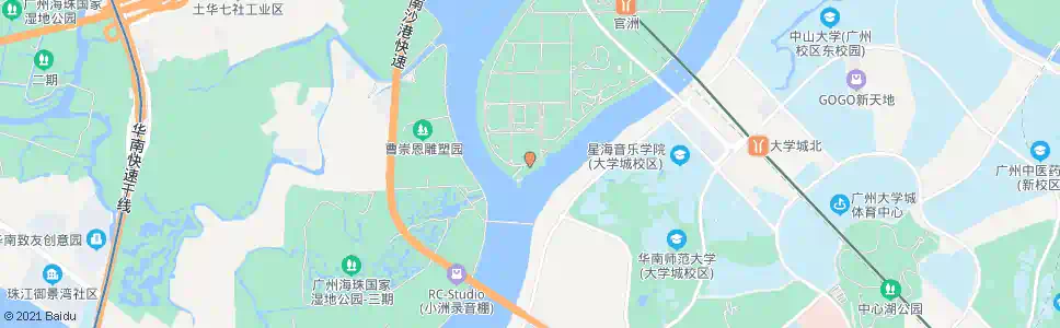 广州星岛环南路(星汉二路路口)_公交站地图_广州公交_妙搜公交查询2025