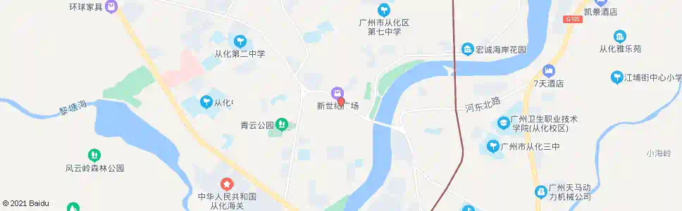 广州新豪酒店_公交站地图_广州公交_妙搜公交查询2025