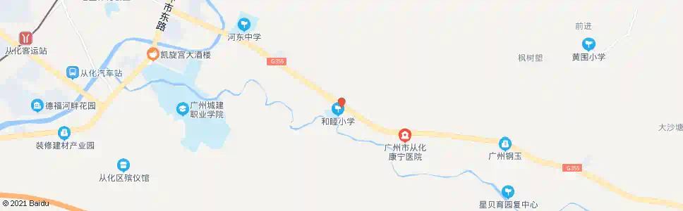 广州和睦小学_公交站地图_广州公交_妙搜公交查询2025