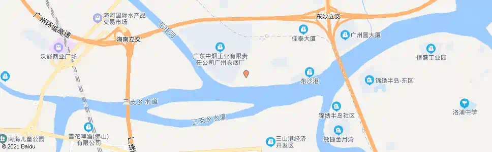 广州南漖西社坊总站_公交站地图_广州公交_妙搜公交查询2025