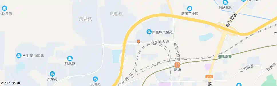 广州凤馨苑客运站_公交站地图_广州公交_妙搜公交查询2025