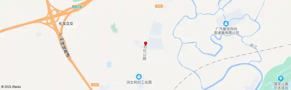 广州爱莲村_公交站地图_广州公交_妙搜公交查询2025