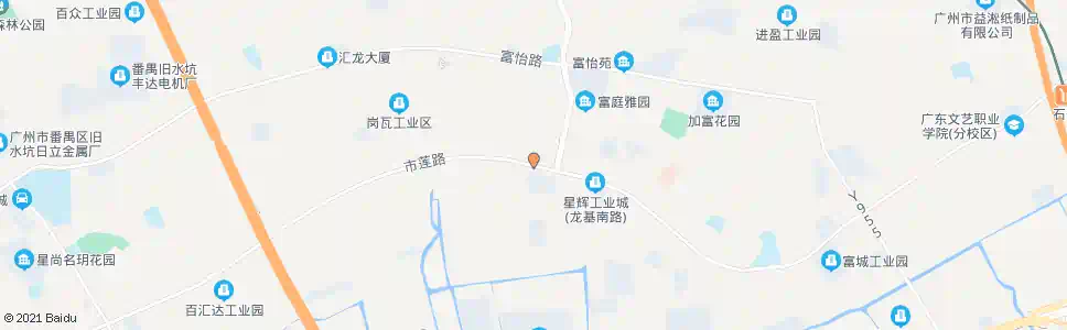 广州汉基工业区_公交站地图_广州公交_妙搜公交查询2025