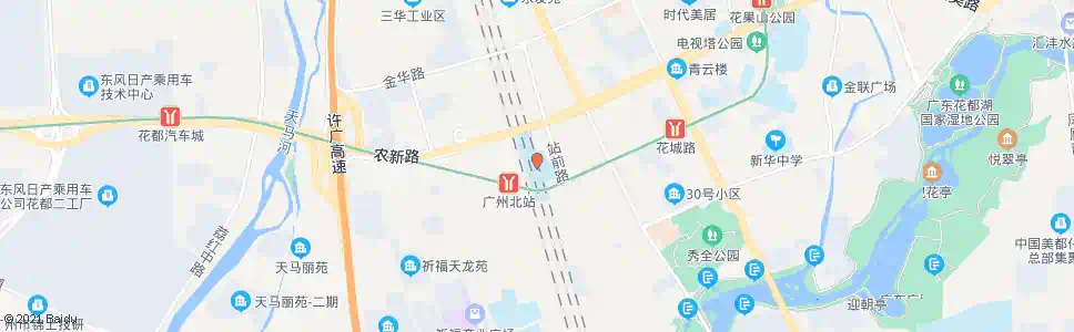 广州兴业大道北_公交站地图_广州公交_妙搜公交查询2025