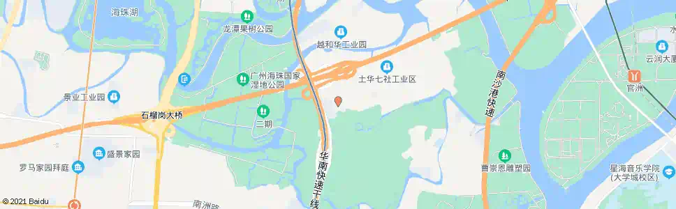 广州土华路西_公交站地图_广州公交_妙搜公交查询2025