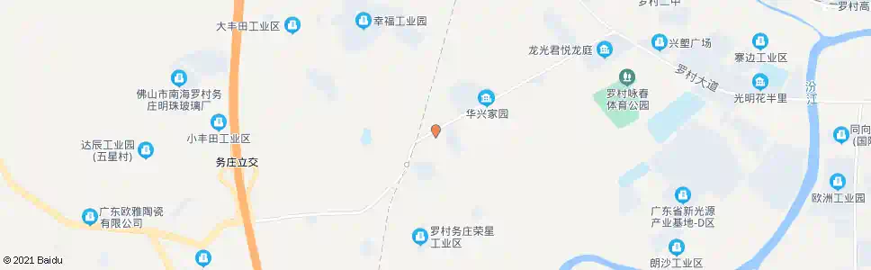 广州罗村务庄市场_公交站地图_广州公交_妙搜公交查询2025