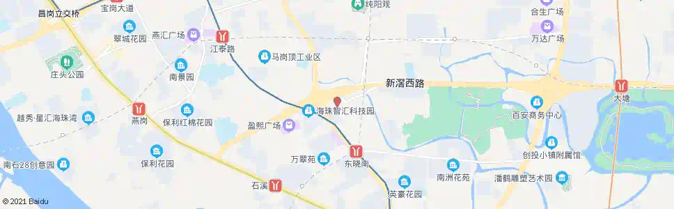 广州瑞宝南路口_公交站地图_广州公交_妙搜公交查询2025
