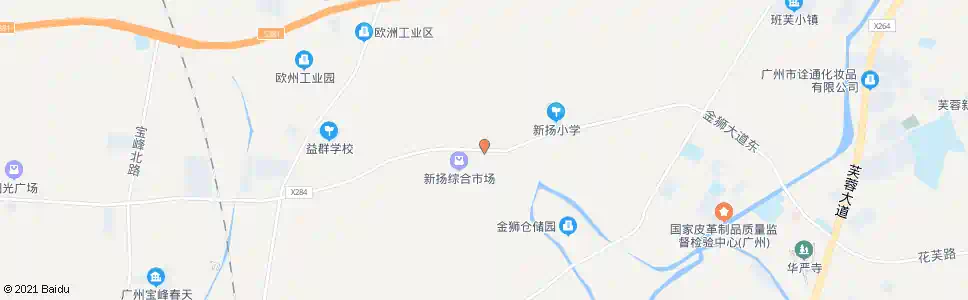 广州新田_公交站地图_广州公交_妙搜公交查询2025