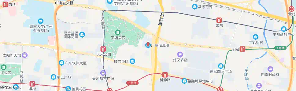广州软件信息园路口_公交站地图_广州公交_妙搜公交查询2025