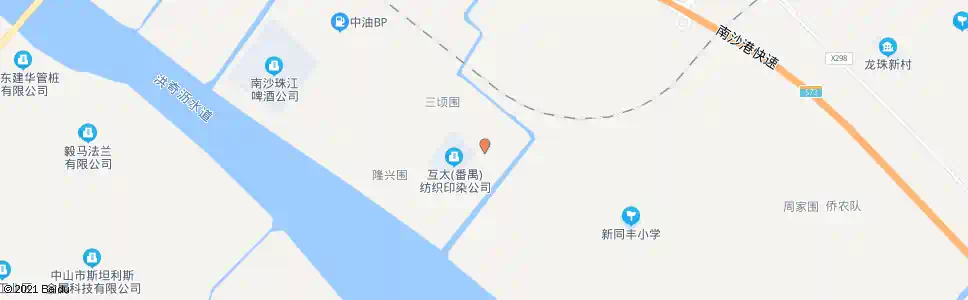 广州互太印染厂_公交站地图_广州公交_妙搜公交查询2025
