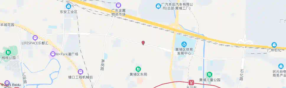 广州护林路中_公交站地图_广州公交_妙搜公交查询2025