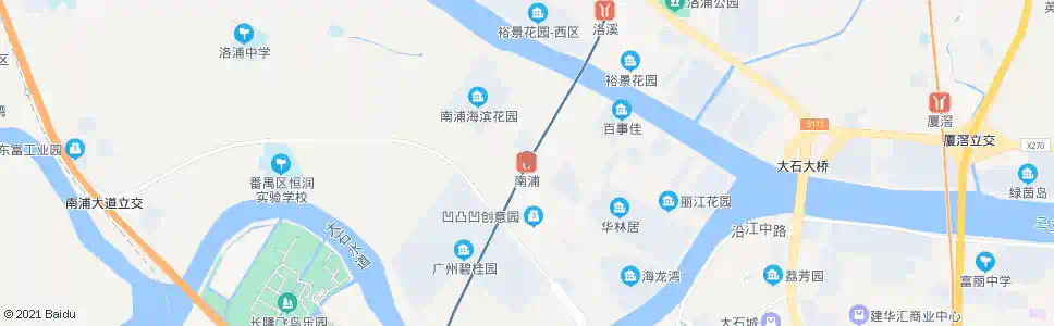 广州地铁南浦站_公交站地图_广州公交_妙搜公交查询2025
