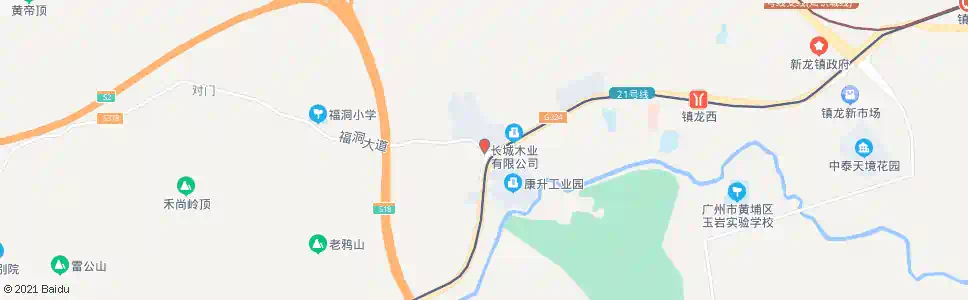 广州大汾田公路口_公交站地图_广州公交_妙搜公交查询2025