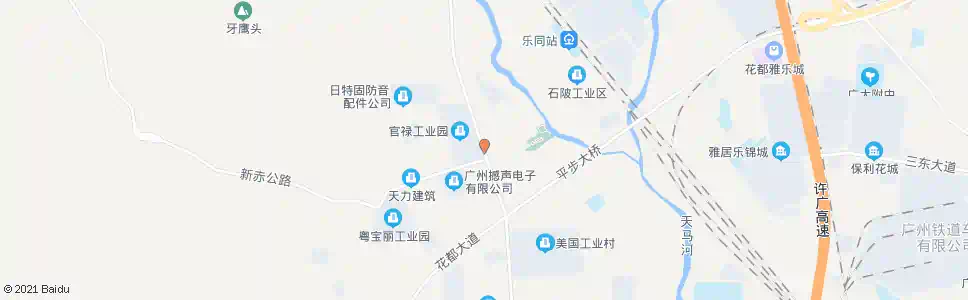 广州管禄布村_公交站地图_广州公交_妙搜公交查询2025